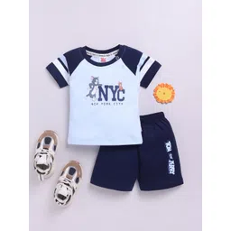 YK X Tinyo Infant Boys Tom & Jerry Printed Pure Cotton T-shirt with Shorts-picture-45