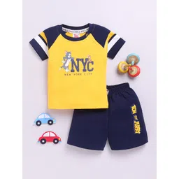 YK X Tinyo Infant Boys Tom & jerry Printed Pure Cotton T-shirt with Shorts-picture-24