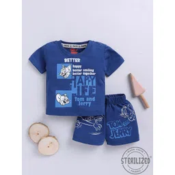 YK X Tinyo Infant Boys Tom & Jerry Printed T-Shirt with Shorts-picture-22