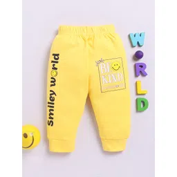 YK X Tinyo Infant Boys Typography Printed Cotton Joggers-picture-27