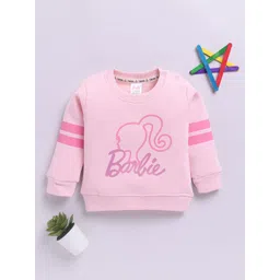 YK X Tinyo Infant Girls Barbie Printed Sweatshirt-picture-28
