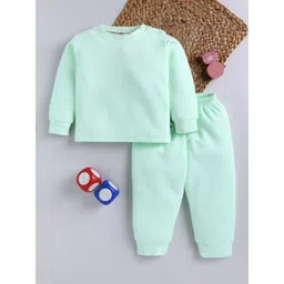 YK X Tinyo Infant Girls Pure Wool Sweatshirt with Joggers-picture-19