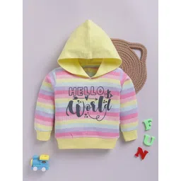 YK X Tinyo Infant Girls Striped Hooded Cotton T-shirt-picture-11