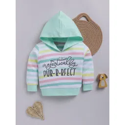 YK X Tinyo Infant Girls Striped Hooded Cotton T-shirt-picture-58