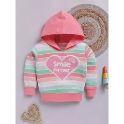 YK X Tinyo Infant Girls Striped Hooded Cotton T-shirt-picture-56
