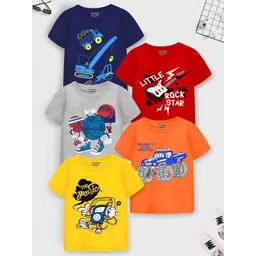 YK X Trampoline Boys 5 Printed Applique T-shirt-picture-42