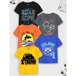 YK X Trampoline Boys 5 Printed Applique T-shirt-picture-40