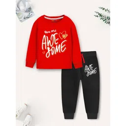 YK X Trampoline Boys Graphic Printed Round Neck T-Shirt With Jogger-picture-14