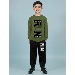 YK X Trampoline Boys Graphic Printed T-Shirt With Joggers-picture-16