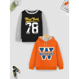 YK X Trampoline Boys Printed Hooded Sweatshirt-picture-13