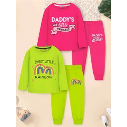 YK X Trampoline Girls Pack Of 2 Printed Clothing Sets-picture-38