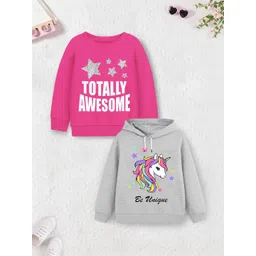 YK X Trampoline Girls Printed Hooded Sweatshirt-picture-49