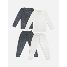 YK X Trampoline Infants Pack Of 2 Striped Thermal Set-picture-40