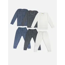 YK X Trampoline Infants Pack Of 3 Cotton Thermal Set-picture-56