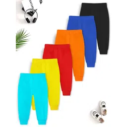 YK X Trampoline Infants Pack Of 6 Mid-Rise Joggers-picture-22