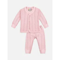 YK X Trampoline Infants Striped Cotton Thermal Set-picture-19