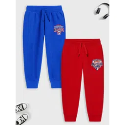 YK X Trampoline   Kids Pack of 2 Printed Mid-Rise Cotton Joggers-picture-28