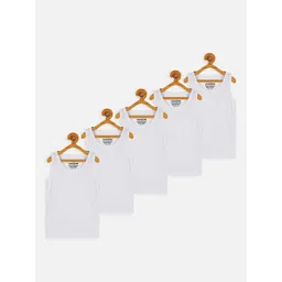 YK X Trampoline Pack Of 5 Boys Cotton Innerwear Vests image 1