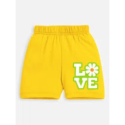 YK X Trampoline Pack Of 5 Girls Graphic Printed Mid-Rise Cotton Shorts image 3