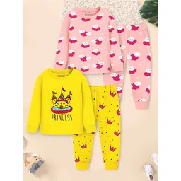 YK X Trampoline Unisex Kids Printed Night suit-picture-39