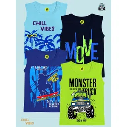 YK Boys 4 Printed Applique T-shirt-picture-30