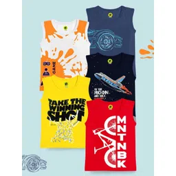 YK Boys 5 Printed Applique T-shirt-picture-22