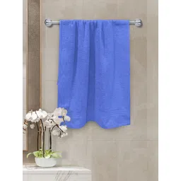 YK Boys Blue Solid 500 GSM Pure Cotton Large Bath Towels-picture-37