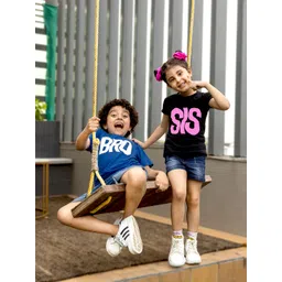 YK Boys Boys Blue Bro Sibling Collection T-shirt-picture-19