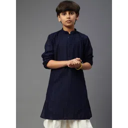 YK Boys Ethnic Motif Chikankari Embroidered Straight Kurta-picture-13