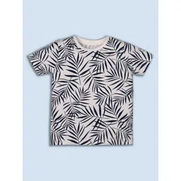 YK Boys Floral Printed Round Neck Cotton T-shirt-picture-42