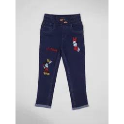 YK Boys Jogger High-Rise Light Fade Embroidered Jeans-picture-19