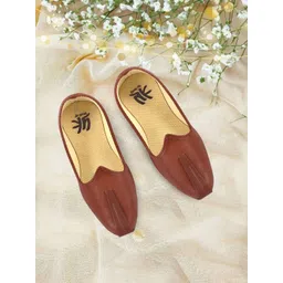 YK Boys Mojaris with Bows Flats-picture-36
