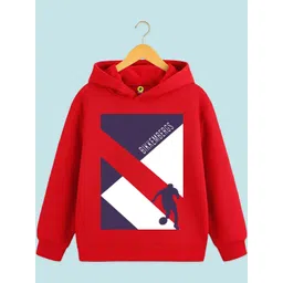 YK Boys Multi Fleece Printed Hooded Pullover-picture-18
