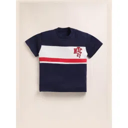 YK Boys Navy Blue Clothing Set image 2