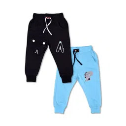 YK Boys Pack Of 2 Cotton Joggers Track Pants-picture-16