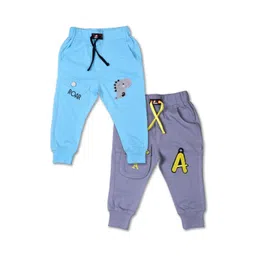 YK Boys Pack Of 2 Cotton Joggers Track Pants-picture-11