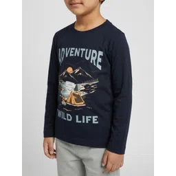 YK Boys Pack Of 2 Printed Cotton Round Neck T-shirt-picture-52