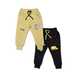 YK Boys Pack of 2 Printed Pure Cotton Joggers-picture-27