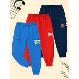 YK Boys Pack of 3 Graphic Cargo Joggers-picture-47