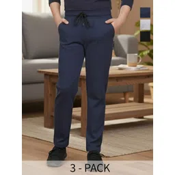 YK Boys Pack Of 3 Mid-Rise Track Pants-picture-50