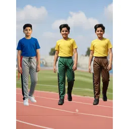 YK Boys Pack of 3 Mid-Rise Track Pants-picture-10