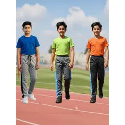 YK Boys Pack of 3 Mid-rise Track Pants-picture-18