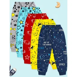 YK Boys Pack of 5 Printed Regular Fit Pyjamas-picture-32