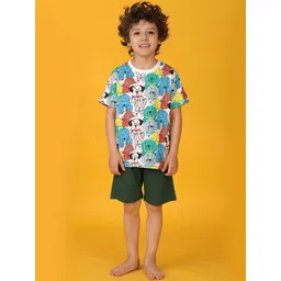 YK Boys Printed Night suit-picture-41