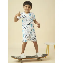 YK Boys Printed Polyester Clothing Set-picture-23