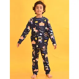 YK Boys Printed Pure Cotton Night suit-picture-28