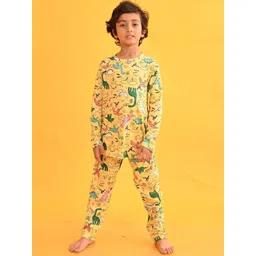 YK Boys Printed Pure Cotton Night suit-picture-43