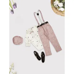 YK Boys Printed Shirt with Trousers and Suspender-picture-45