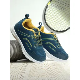 YK Boys Round Toe Lightweight Lace Up Mesh Sneakers-picture-49