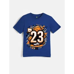 YK Boys Typography Printed Pure Cotton Oversized-Fit T-shirt-picture-22